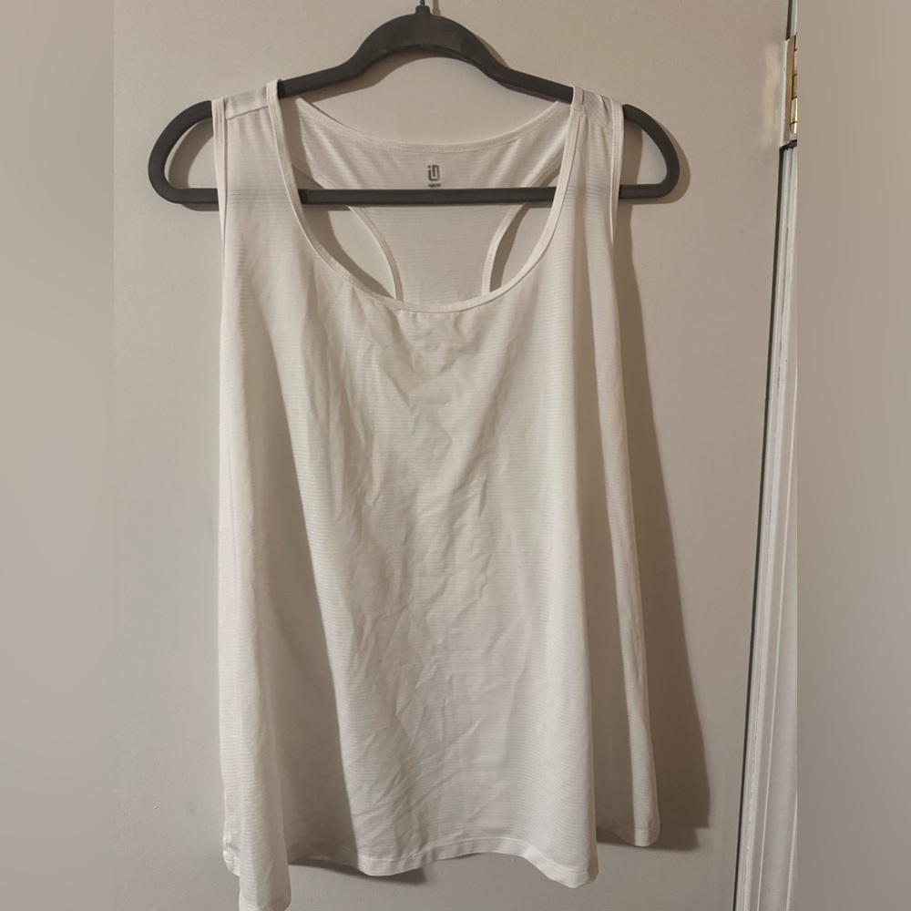 IDEOLOGY PLUS SIZE TANK WHITE